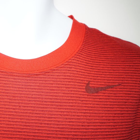 Nike Dri-Fit Mens Athletic T-Shirt Size Small Red - Picture 3 of 6